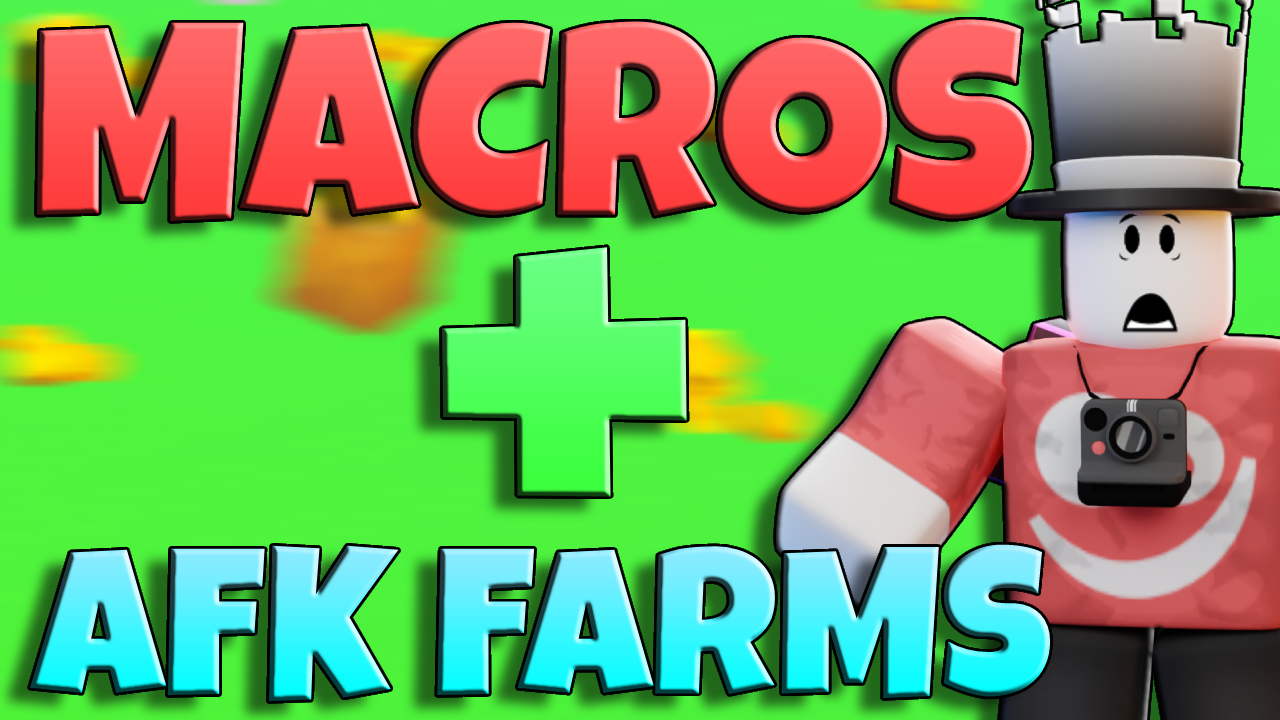 How To Use Macros In Roblox! (Create AFK Farms!)