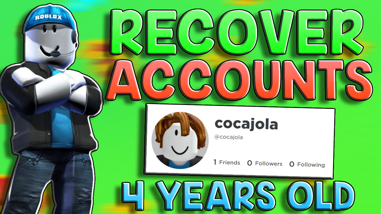 Roblox Account Recovery Without Email, Password, or Phone Number.