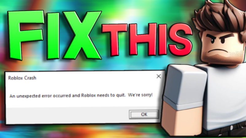 How To Fix Roblox Crashing 2024   But 802x451 