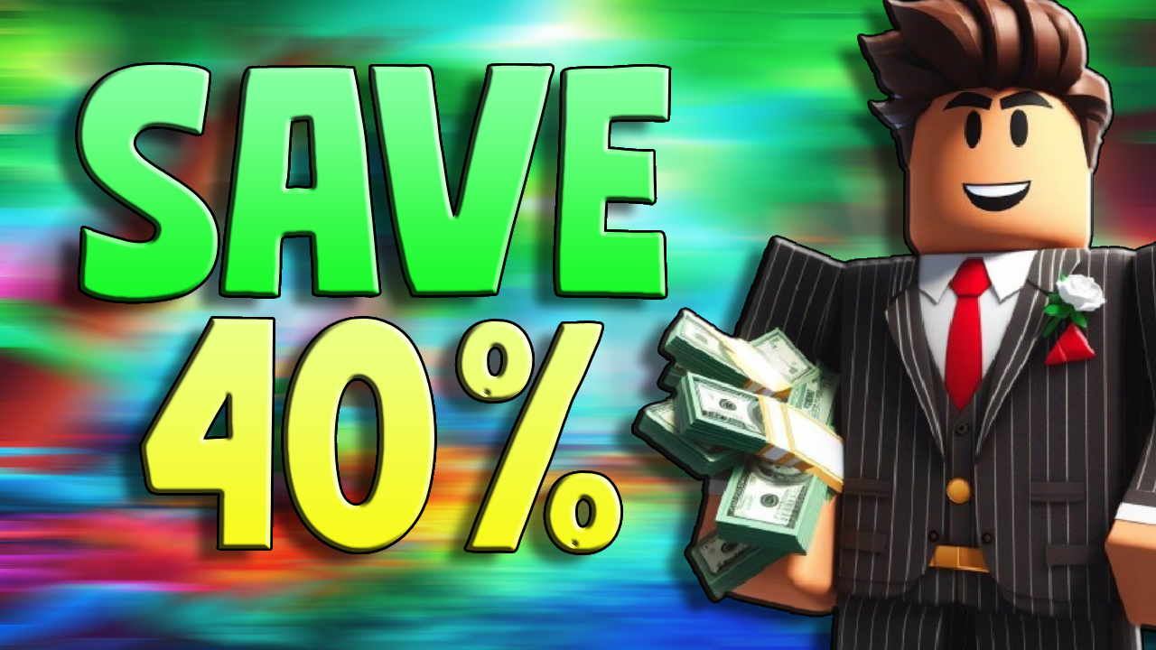 Save 40% On All Robux Purchases! (Insane Method!)