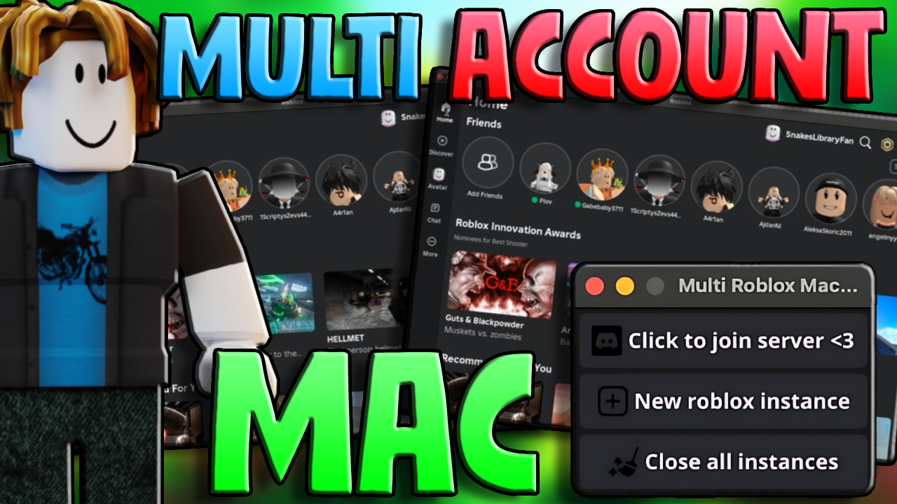 Multiple Roblox Accounts At Once On Mac!