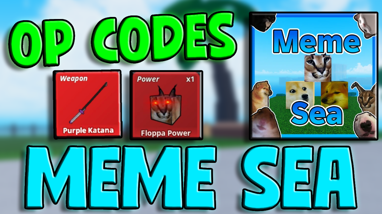 Meme Sea Codes: All Working Codes Roblox