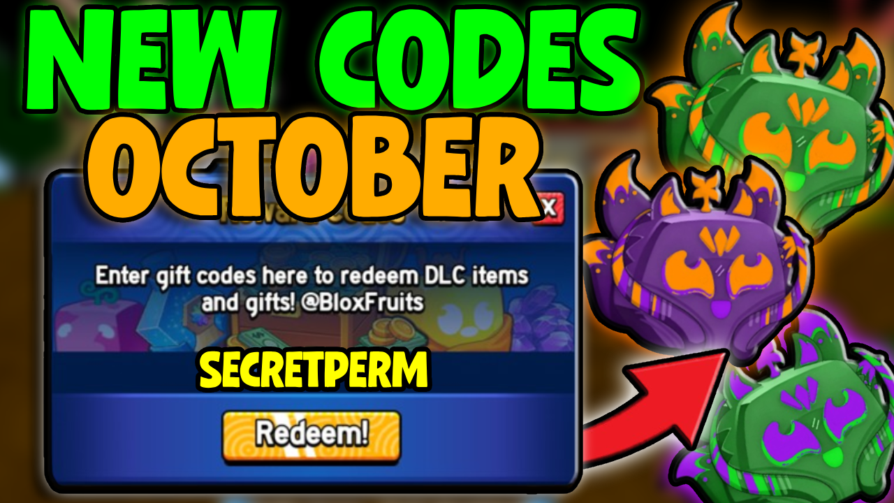 Blox Fruits Codes for Roblox (October 2024)