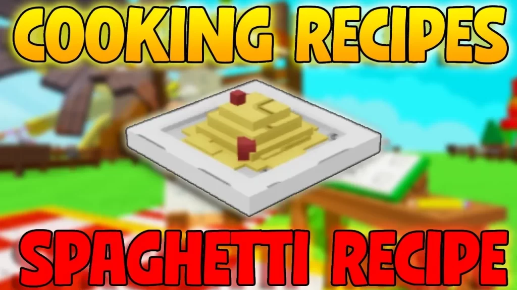 Spaghetti Recipe in Grow a Garden Kitchen Storm