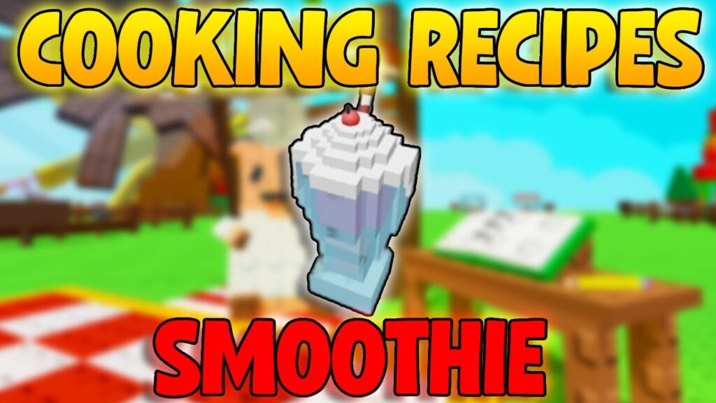 Grow a Garden Smoothie recipe list with ingredients and rarities from Kitchen Storm Cooking Event